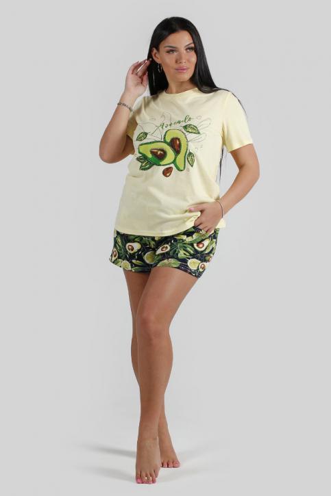 Пижама женская с шортами "Авокадо" арт. МПЖ-99