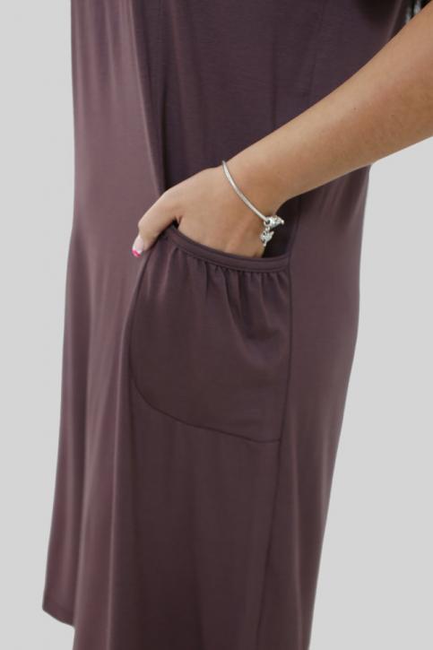 Платье женское баклажан арт. МПл-149 вискоза