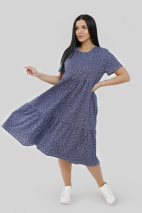 Платье женское синее арт. МПЛ-129