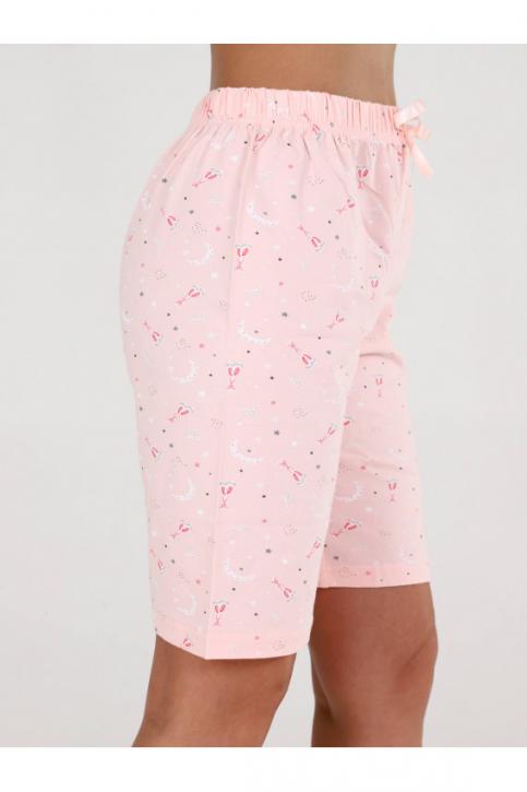 Комплект женский майка+шорты, розовый, месяц Ж-55600