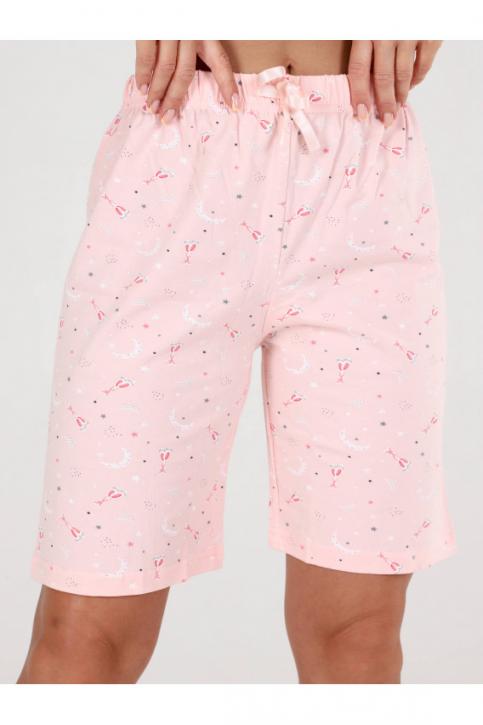 Комплект женский майка+шорты, розовый, месяц Ж-55600