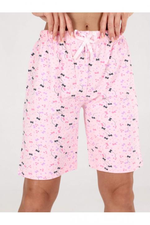 Комплект женский майка+шорты, розовый бантики Ж-48600