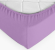 Простынь махровая на резинке Сиреневая наволочки на молнии 50х70 (2 шт)