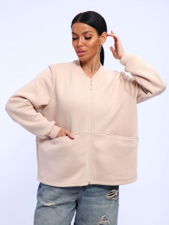 Бомбер женский Футер Латте