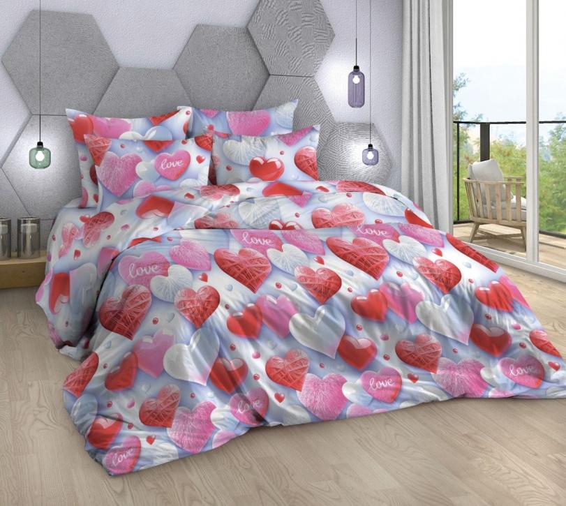 КПБ (бязь 125гр) Валентинки (ЗНАК)